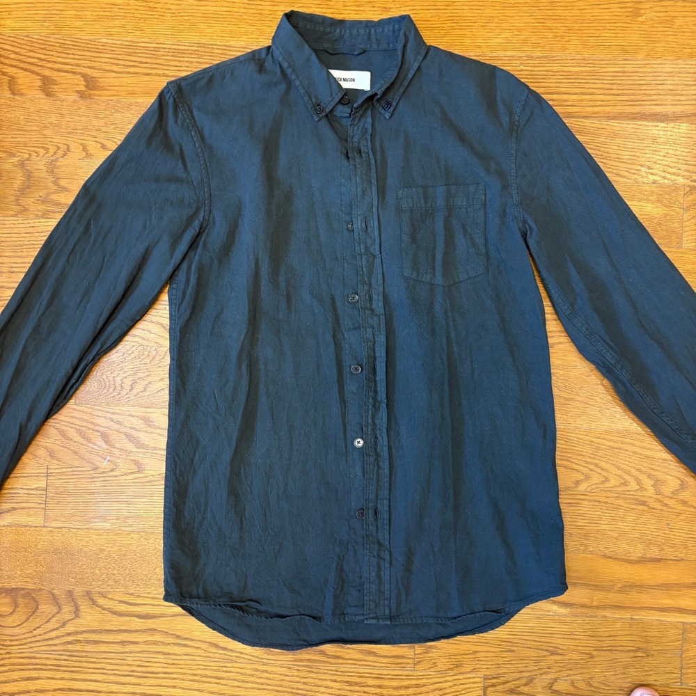 Buck Mason black Casual Button-Down Shirt
